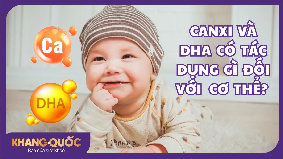 Canxi và DHA có tác dụng gì đối với cơ thể?