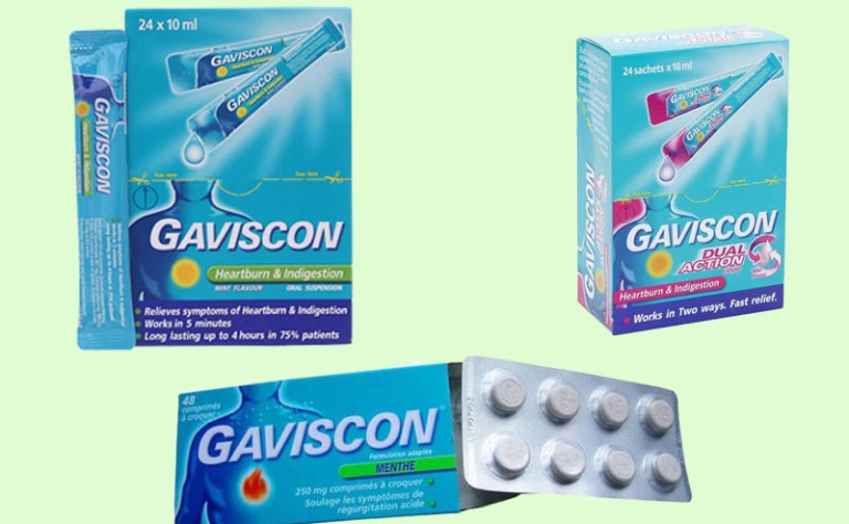 Thuốc Gavscon chữa đau dạ dày