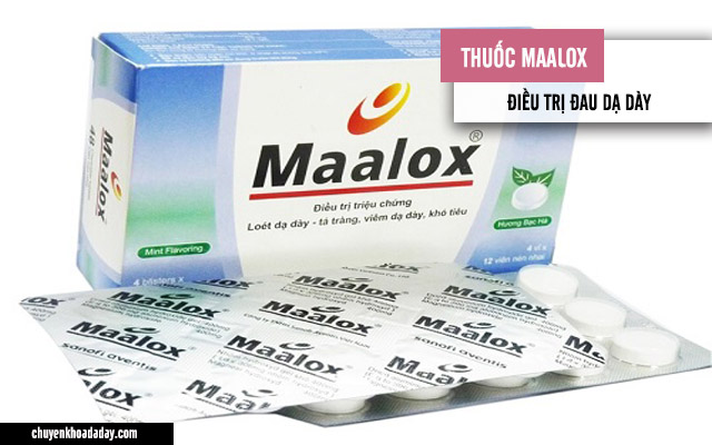 Maalox thuốc viên chữa đau dạ dày