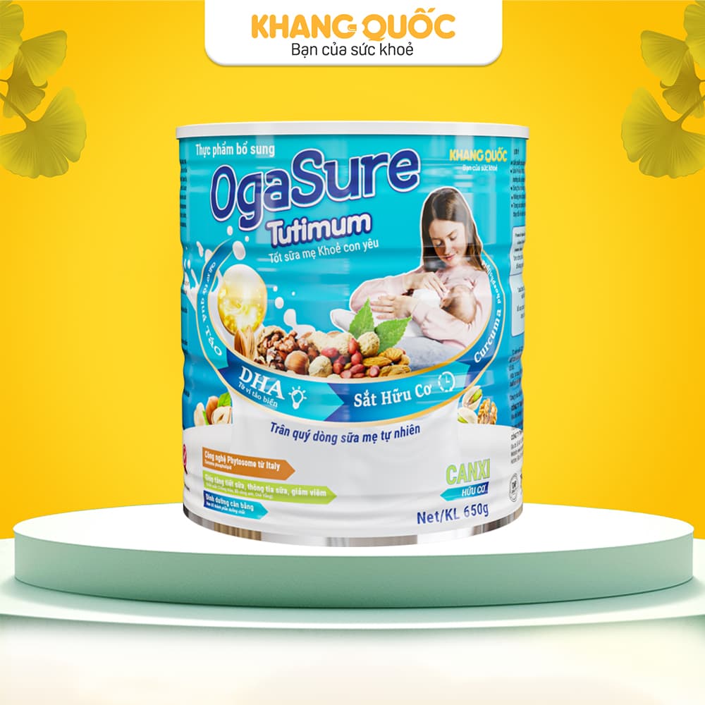 Ogasure Tutimum - Sữa hạt giúp tăng tiết sữa và tăng cường sức khỏe cho mẹ sau sinh