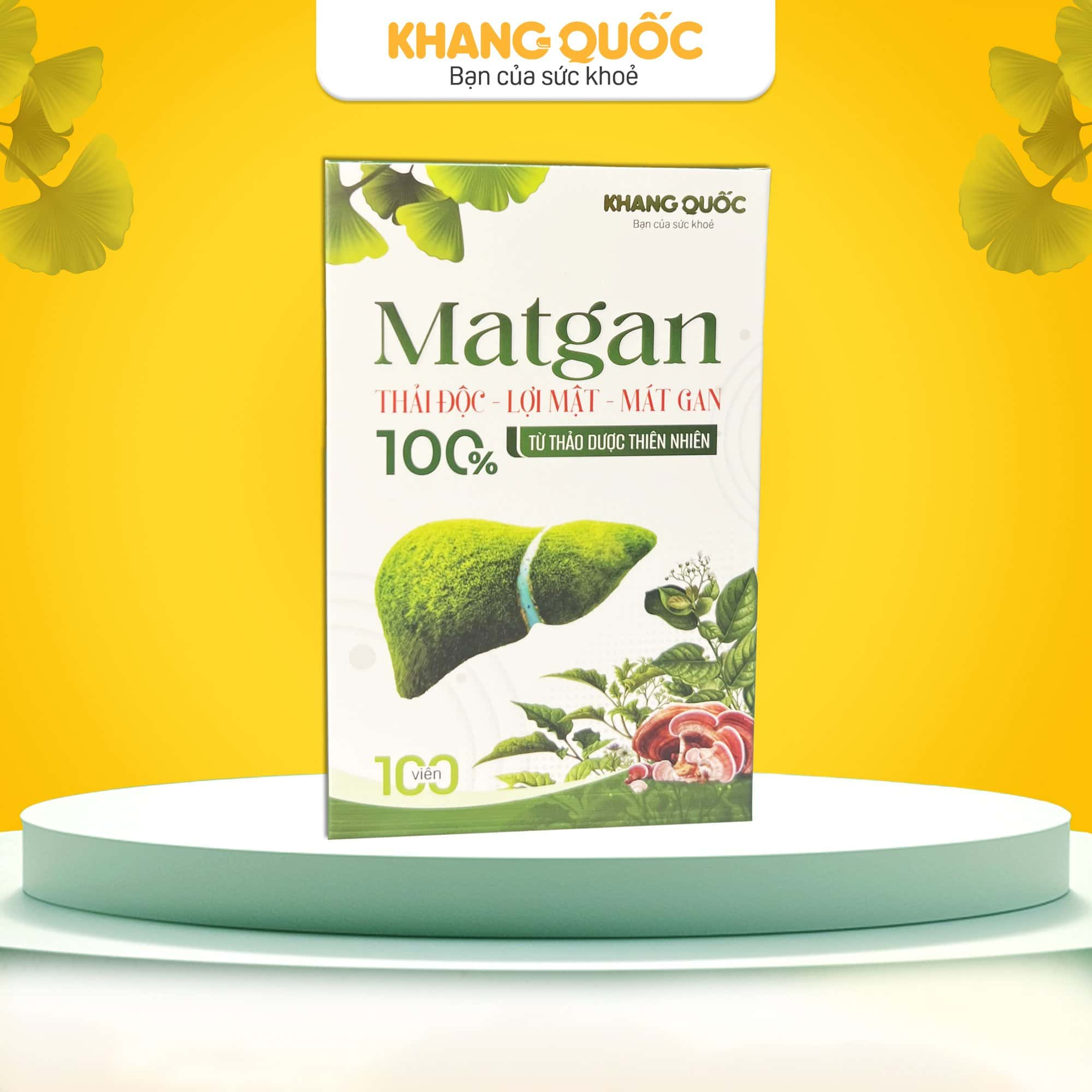 Matgan - Hỗ trợ thải độc, mát gan, lợi mật