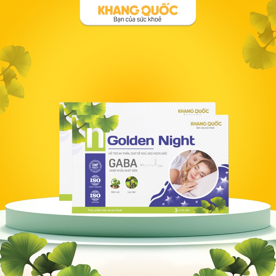 N Glolden Night - Giúp dễ ngủ,  ngủ ngon, ngủ sâu giấc