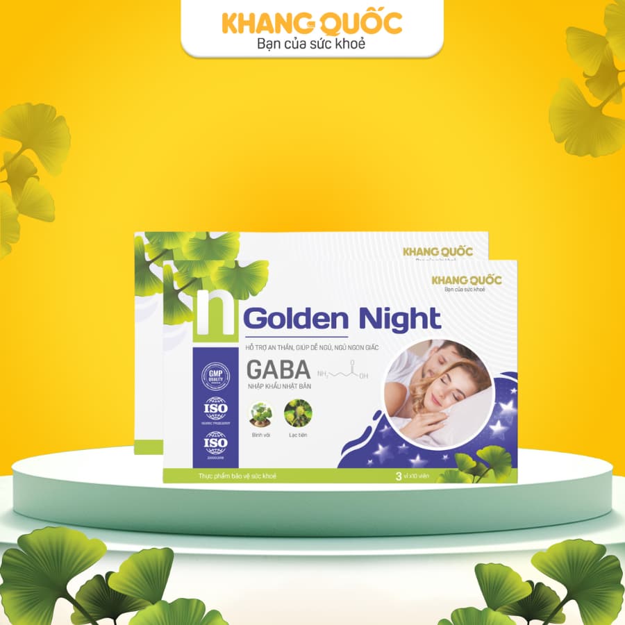 N Gold Night - Hỗ trợ an thần, ngủ ngon, sâu giấc