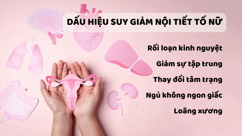 Dấu hiệu nhận biết nội tiết tố nữ suy giảm