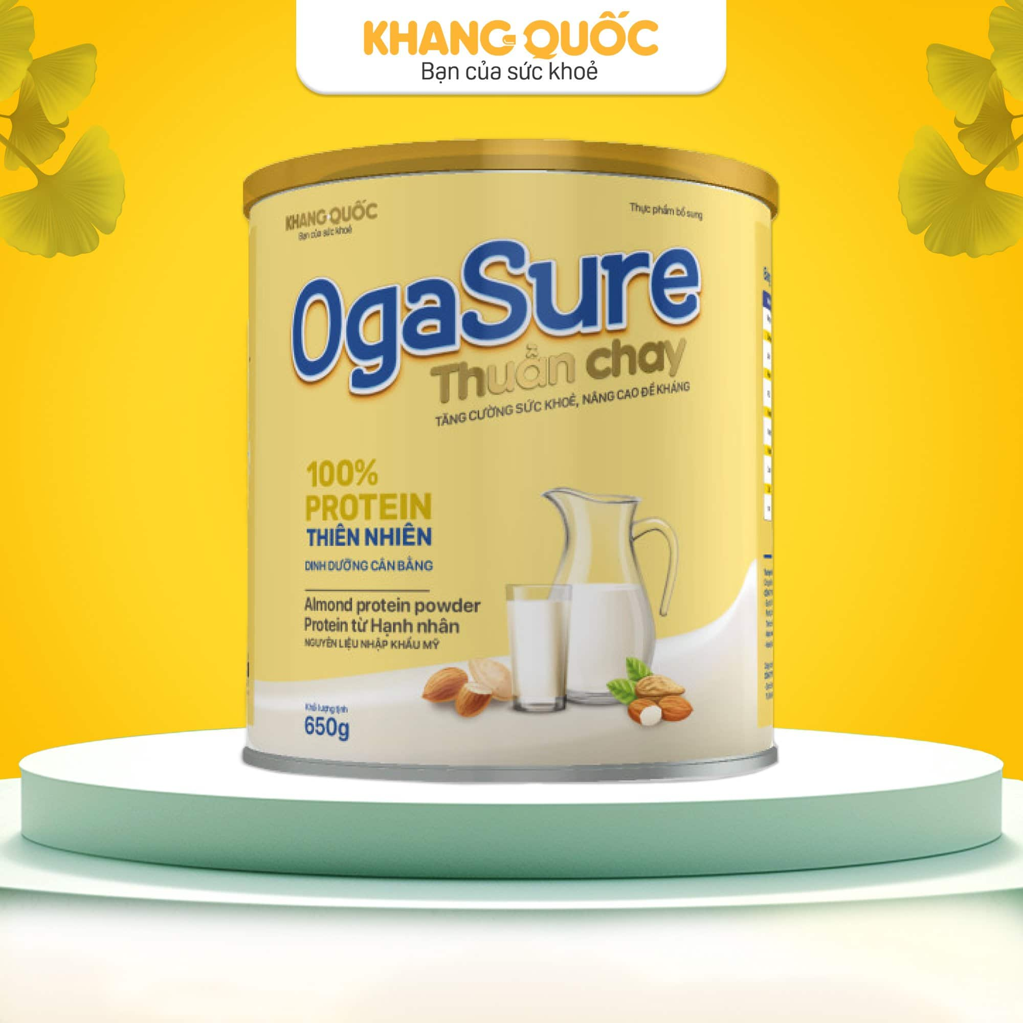 Sữa hạt OgaSure Thuần Chay - , Nầng cao sức khỏe, tăng cường đề kháng