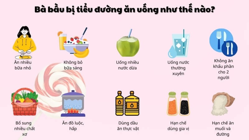 Thực đơn cho mẹ bầu tiểu đường