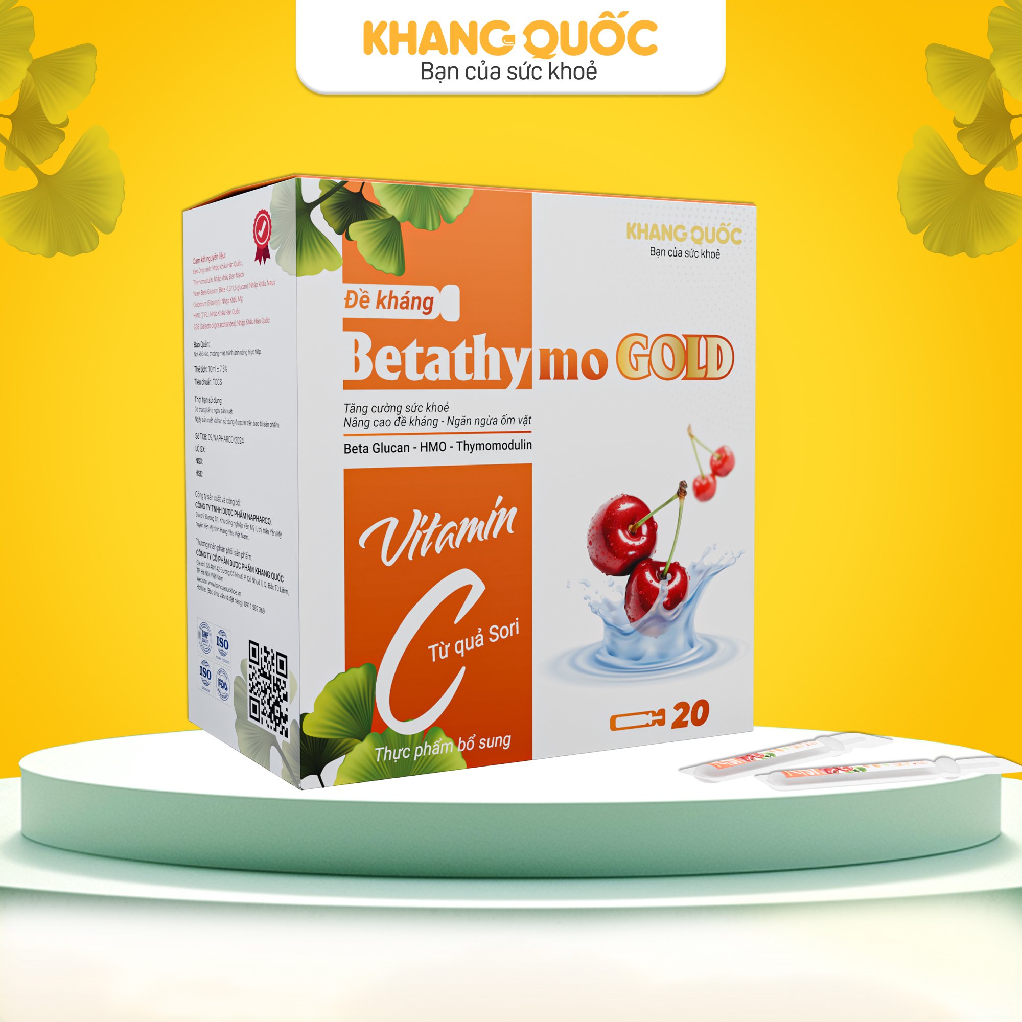 Betathymo Gold giúp tăng cường sức đề kháng