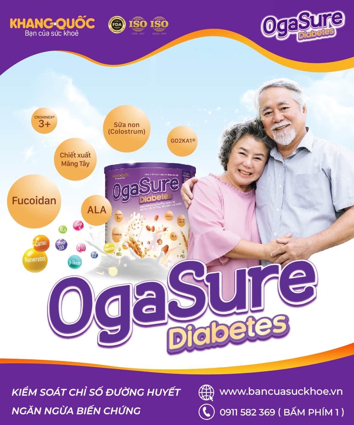 Ogasure Diabetes - Món quà sức khỏe ý nghĩa lễ Vu Lan