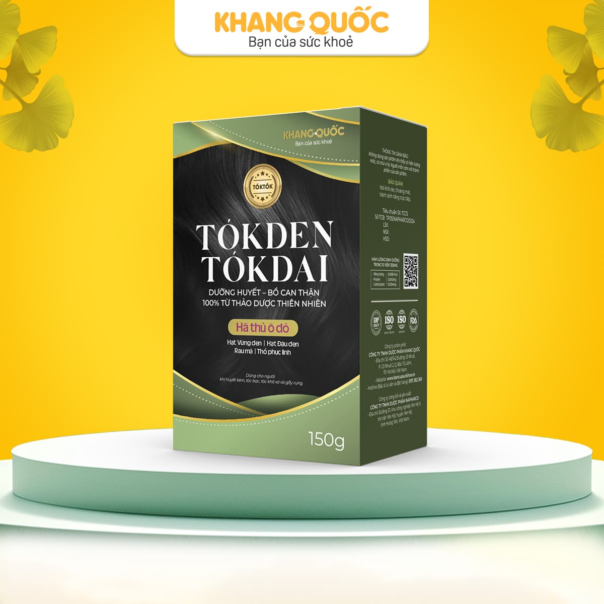 Tókden Tókdai - Hỗ trợ tóc chắc khỏe, dưỡng huyết, bổ can thận