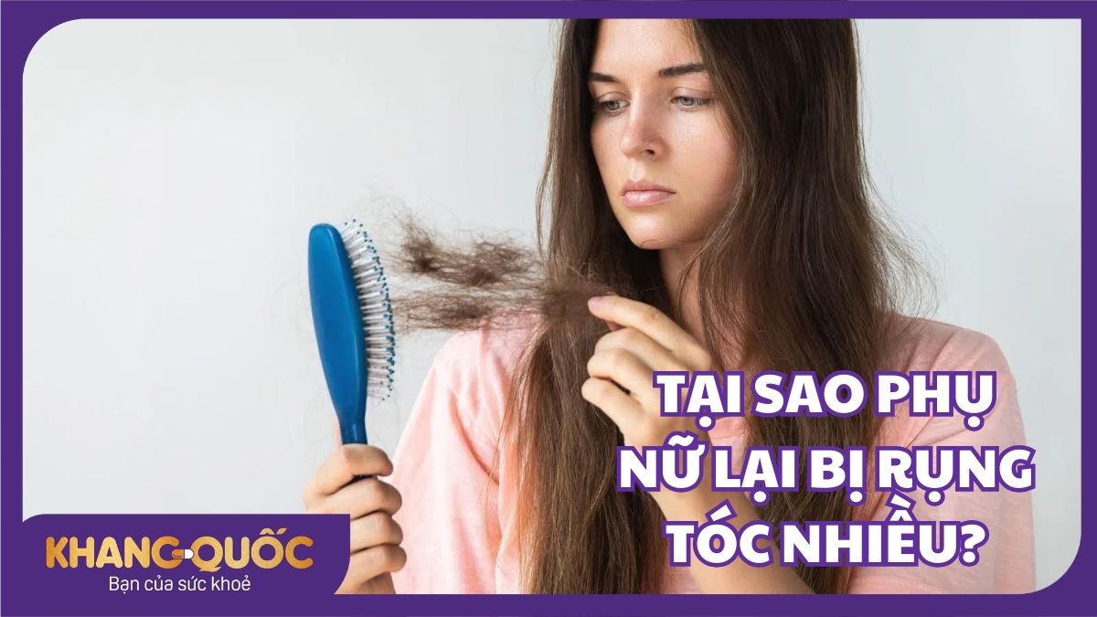 Tại sao phụ nữ lại bị rụng tóc nhiều và sai lầm khi chăm sóc tóc