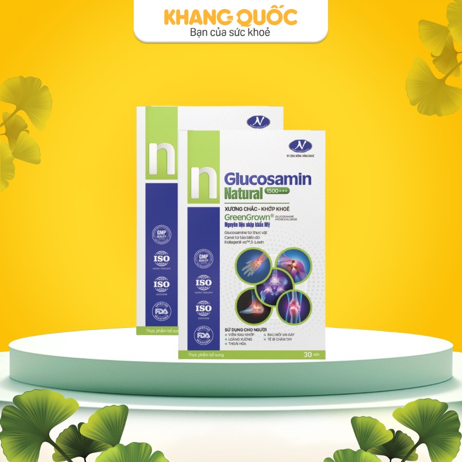 Xương chắc khớp khỏe với Glucosamin Natural 1500+++