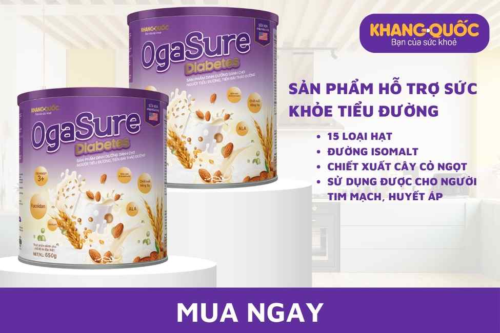 Sữa hạt tiểu đường OgaSure Diabetes