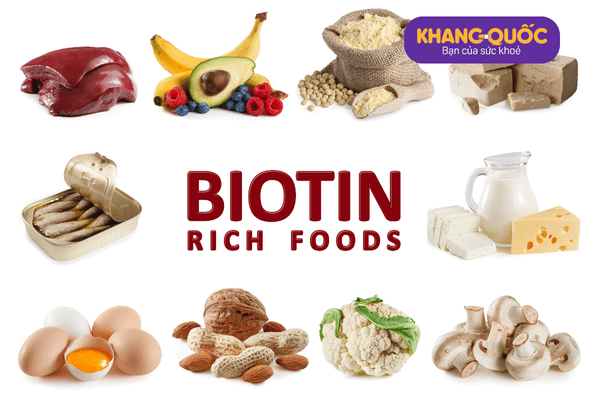 Biotin có trong những thực phẩm gì?