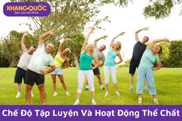 Chế độ tập luyện và hoạt động