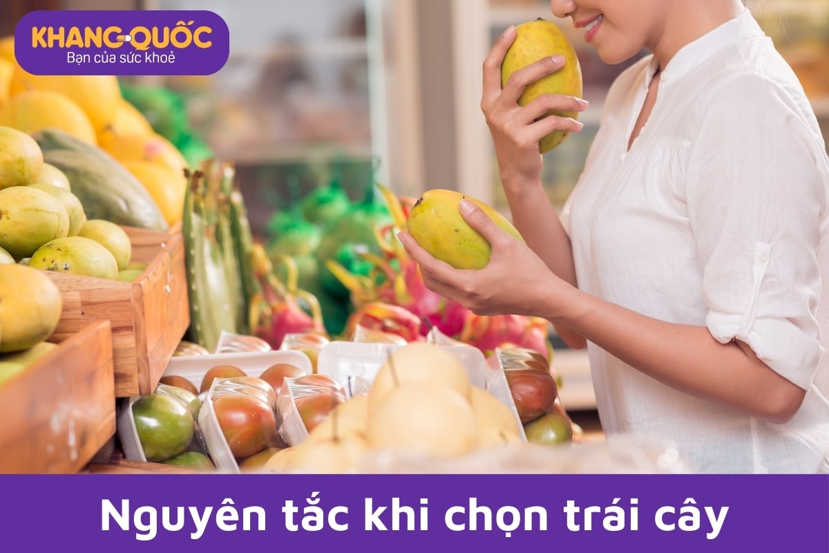 Nguyên tắc khi chọn trái cây