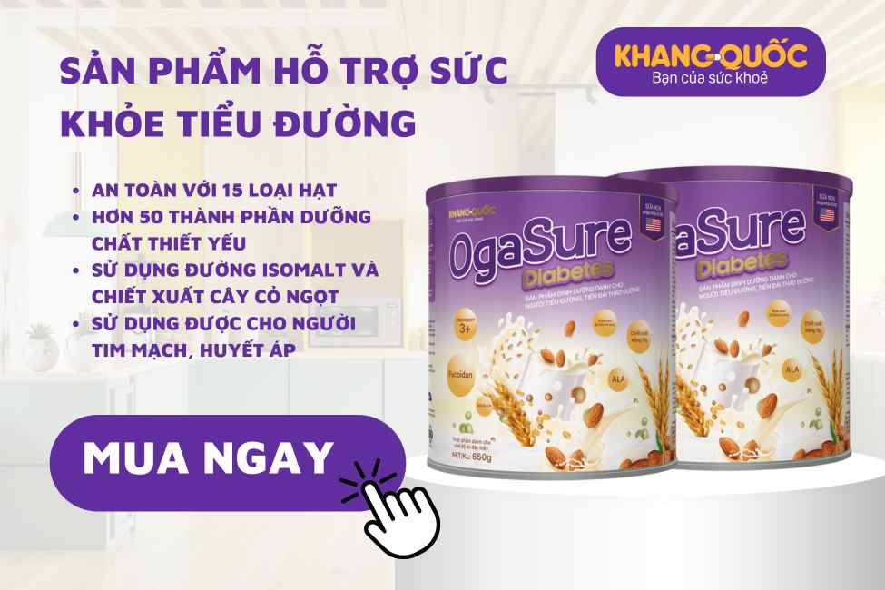 Sữa hạt tiểu đường OgaSure Diabetes