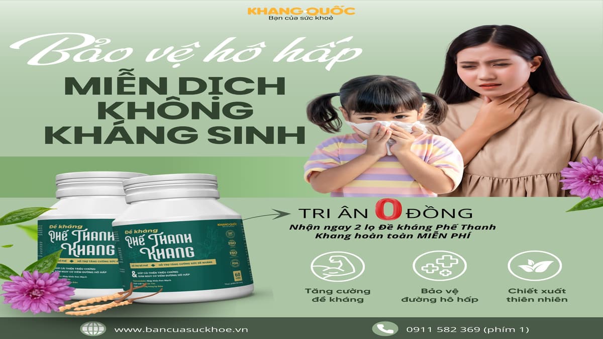 Chương trình tặng tri ân Đề Kháng Phế Thanh Khang