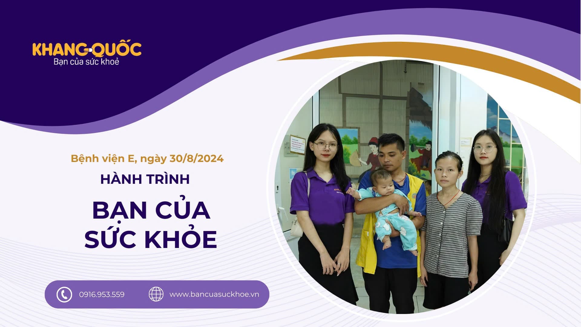 Chương trình thiện nguyện “Bạn của sức khỏe” tại Bệnh Viện E