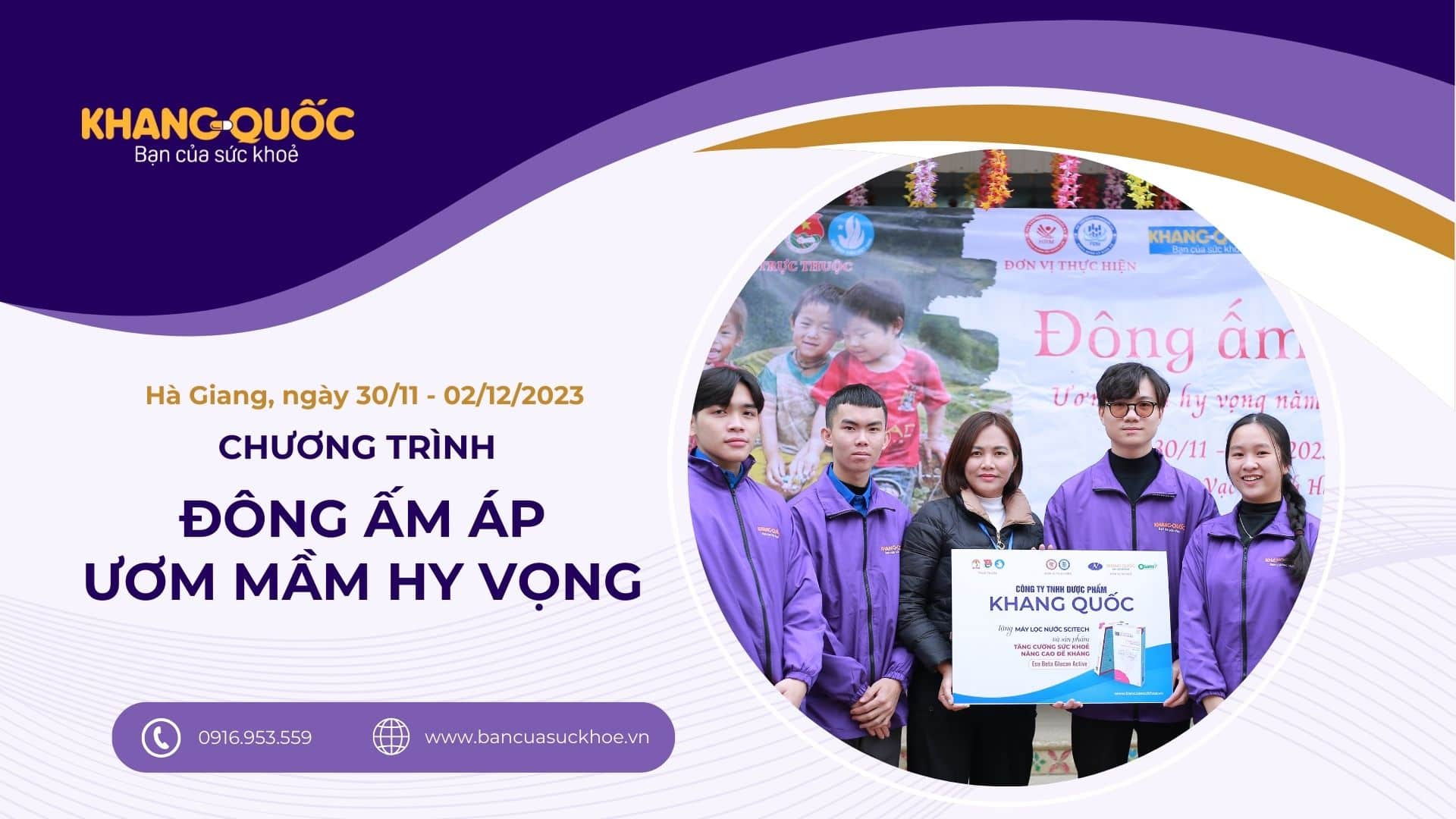 “Đông ấm áp - Ươm mầm hy vọng 2023” - hành trình thiện nguyện đến với vùng cao Mèo Vạc, Hà Giang